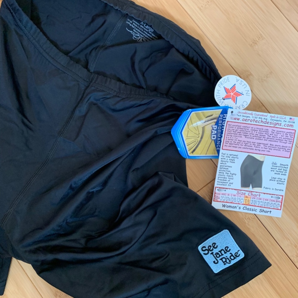 Padded Bicycle Shorts! XS-XXL